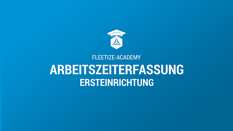 Titelbild Video zu Arbeitszeiterfassung Ersteinrichtung