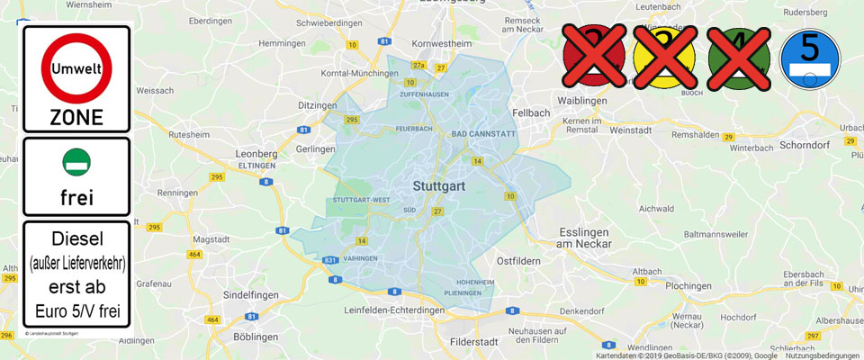 Karte Umweltzonen Deutschland