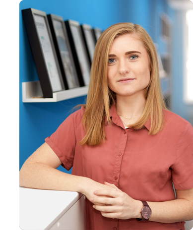 Foto einer FLEETIZE-Mitarbeiterin